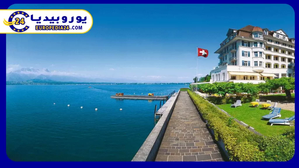 أهم-الفنادق-القريبة-من-بحيرة-ثون-السويسرية