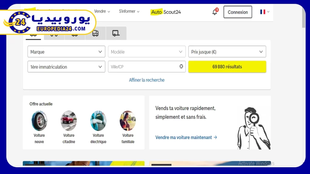 Best Websites for Used Cars in France 5 Auto Scout24 webwebsite for buying and selling used cars
