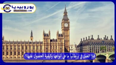 فيزا العمل في بريطانيا ما هي أنواعها وكيفية الحصول عليها؟