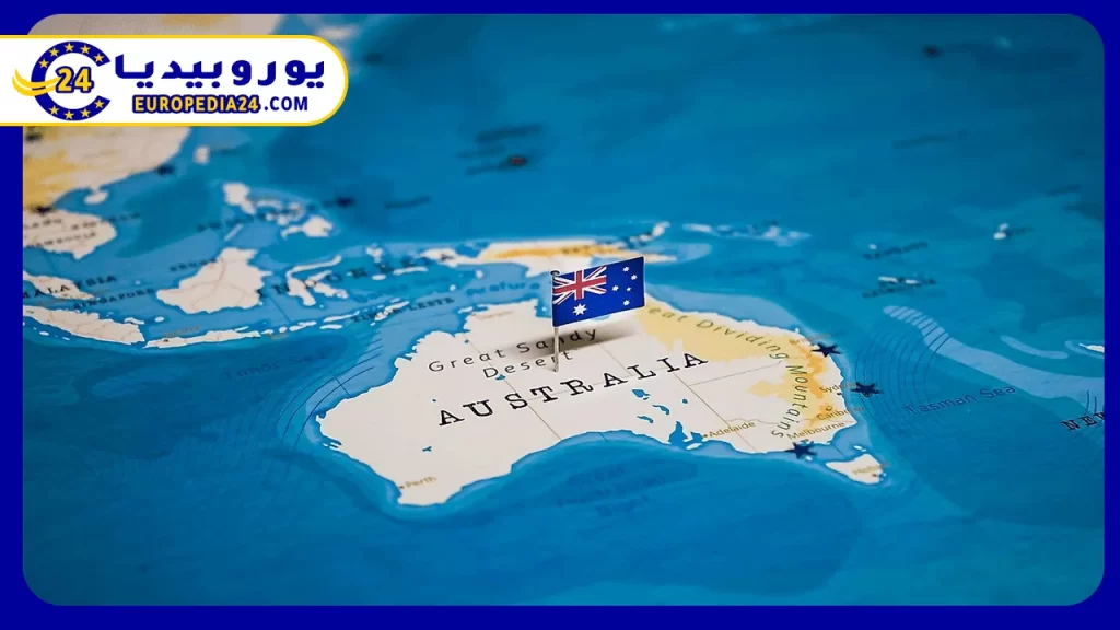 Map of Australia: Area and Neighbouring Countries 3 Map-of-Australia-and-the-most-important-cities