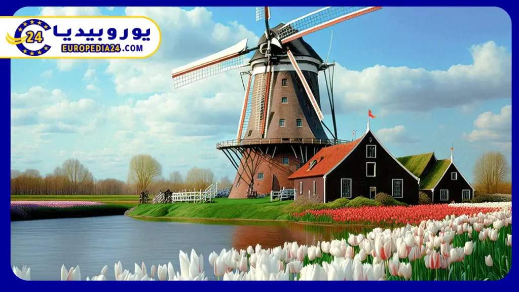 Map of the Netherlands: Cities and Borders 2 Map-of-the-Netherlands-and-tourist-places