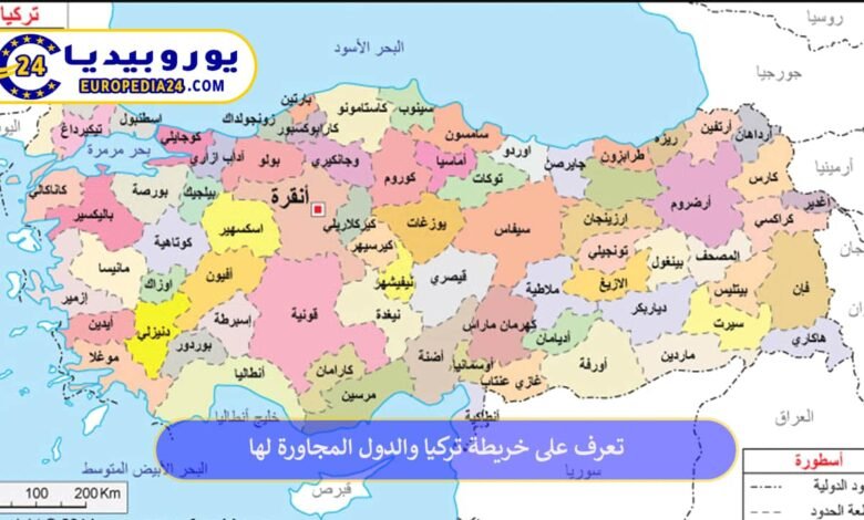 Explore the map of Turkey and its neighboring countries 5 Map of Turkey