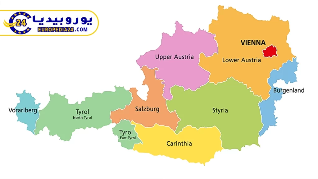 خريطة-مدن-النمسا