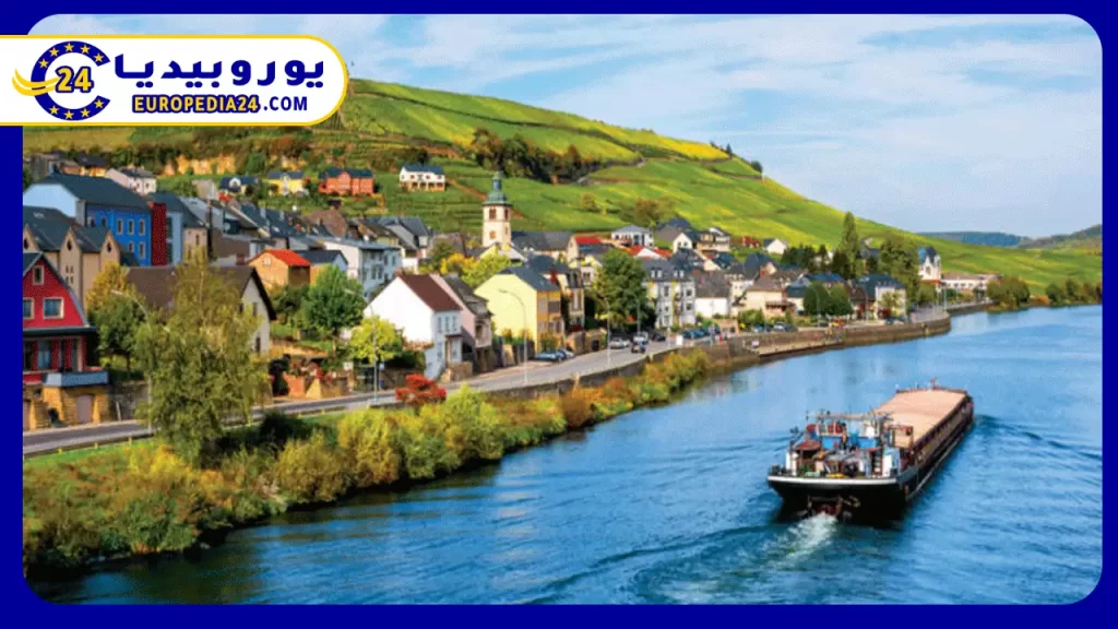 خريطة-لوكسمبورغ-والدول-المجاورة