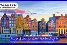 فيزا البحث عن عمل في هولندا