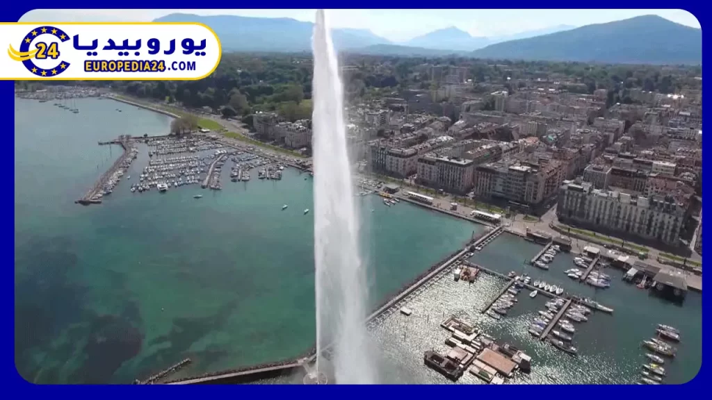 Geneva's Jet d'Eau: Famous Swiss Landmark 4 Features-of-the-fountain-of-geneva-in-switzerland