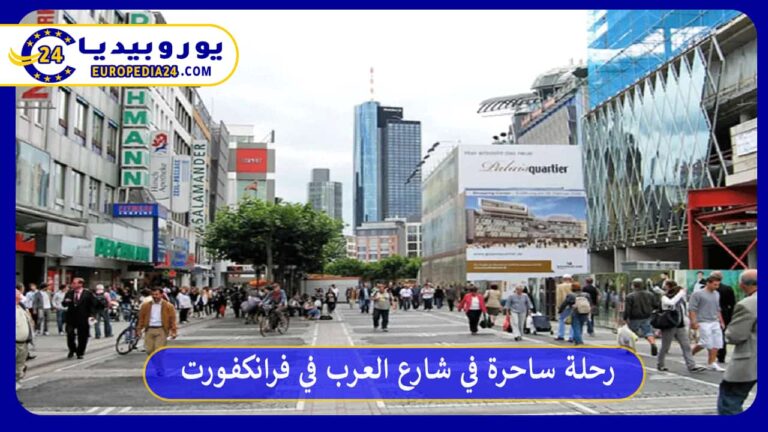 رحلة ساحرة في شارع العرب في فرانكفورت 3 شارع العرب في فرانكفورت