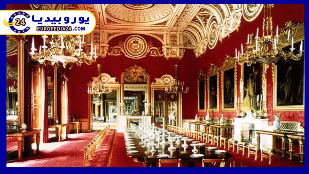 قصر باكنجهام يعكس روعة التصميم المعماري القديم 2 قصر-باكنجهام-في-لندن