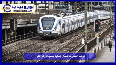 Train Services Halted in Northern Germany Due to Heavy Snow 6 Train services halted in northern Germany due to snow accumulation