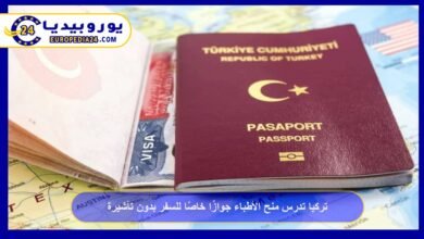 تركيا تدرس منح الأطباء جوازًا خاصًا للسفر بدون تأشيرة 1 تركيا-تدرس-منح-الأطباء-جوازًا-خاصًا-للسفر-بدون-تأشيرة