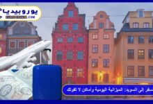 قبل السفر إلى السويد 2026: الميزانية اليومية والفيزا وأماكن لا تفوتك 5 السفر إلى السويد