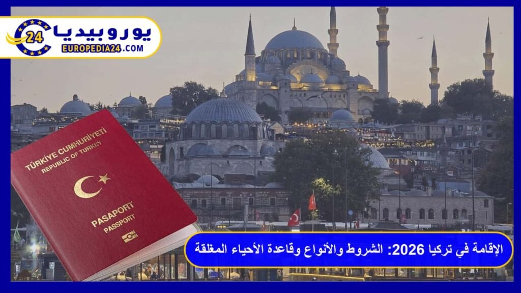 Residence in Turkey 2026: Conditions, Types, and the Closed Neighborhoods Rule 1 Residence in Turkey
