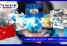 تأسيس شركة في تركيا 2026: الأنواع ورأس المال والخطوات 5 تأسيس شركة في تركيا