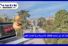 تأشيرة العمل الحر في إسبانيا 2026: 5 شروط سرية لضمان القبول بدون رفض 3 تأشيرة العمل الحر في إسبانيا