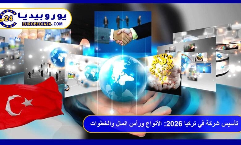 تأسيس شركة في تركيا 2026: الأنواع ورأس المال والخطوات 29 تأسيس شركة في تركيا
