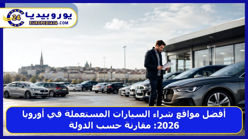 أفضل مواقع شراء السيارات المستعملة في أوروبا 2026: مقارنة حسب الدولة 1 أفضل مواقع شراء السيارات المستعملة في أوروبا 2026: مقارنة حسب الدولة