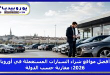 أفضل مواقع شراء السيارات المستعملة في أوروبا 2026: مقارنة حسب الدولة