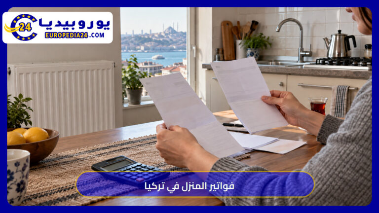 صورة توضيحية لمراجعة فواتير المرافق في منزل بتركيا